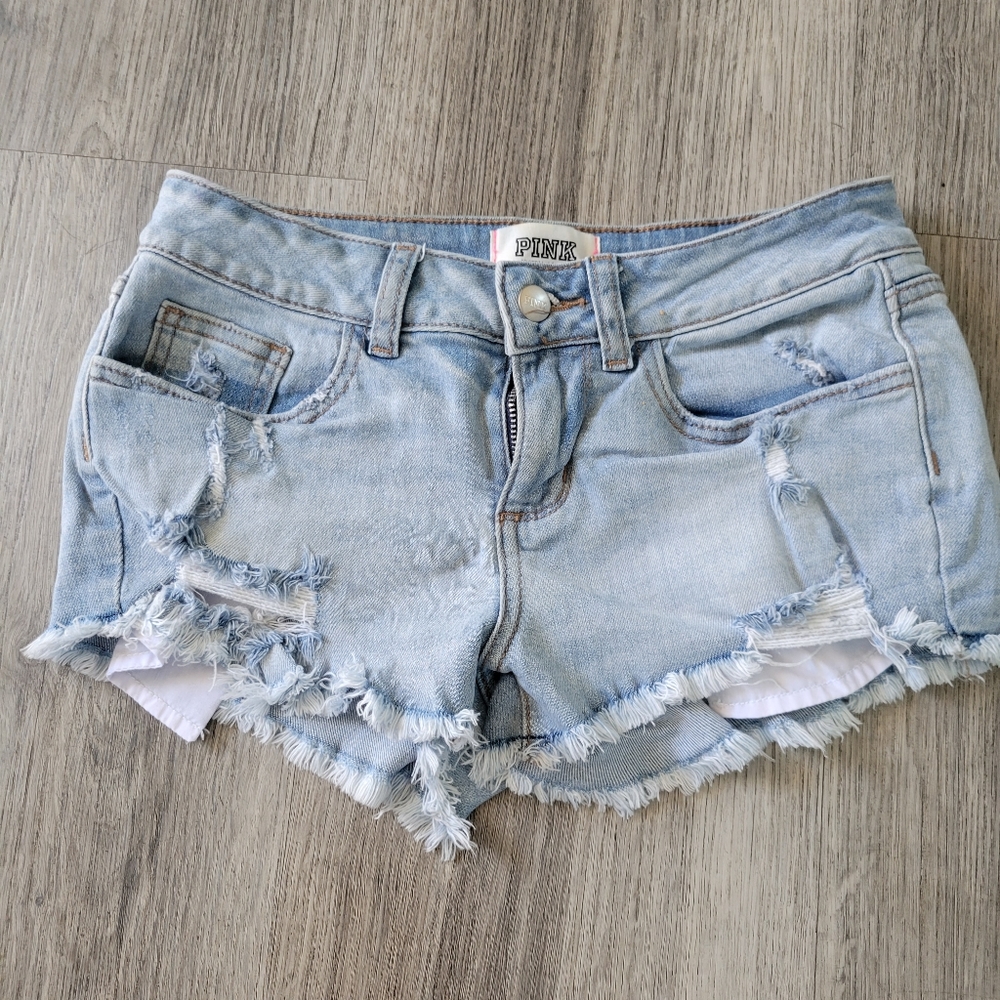 Pink Victoria Secret Jeans Short